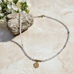 Naszyjnik cyrkonia biała