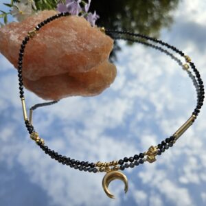 Naszyjnik cyrkonia czarna