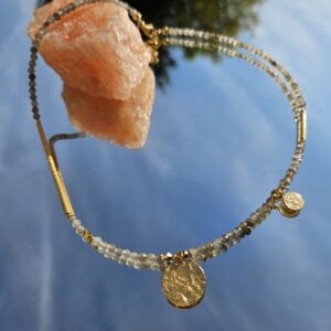 Naszyjnik labradoryt