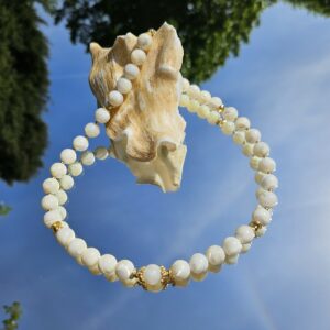 Naszyjnik masa perłowa bez zawieszki